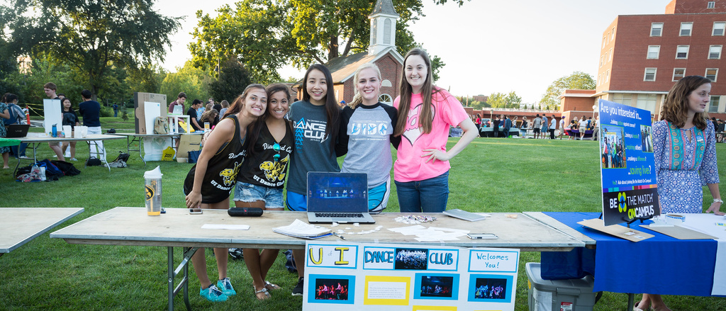 student organization group outdoors