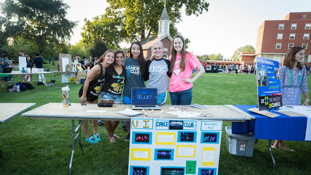 student organization group outdoors